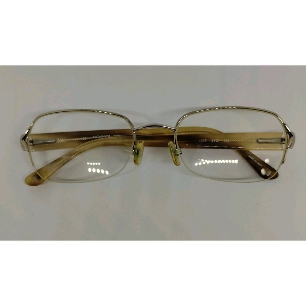 Liz Claiborne Eyeglass Frames L307 3YG Gold Yellow 51-19-130
